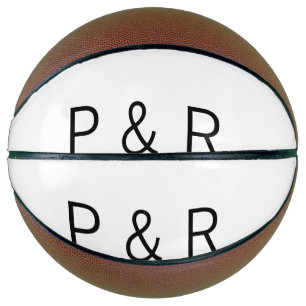 Hochzeit romantischer Partner fügt Anfangsbuchstab Basketball