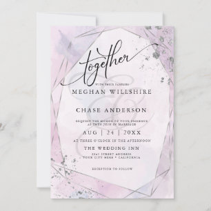HOCHZEIT Rose Pink und Lilac Silver Jaspé
