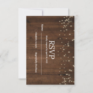 Hochzeit RSVP Karte