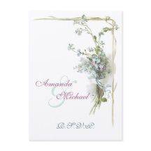 Hochzeit RSVP vergesst mir Noten