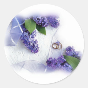 Hochzeit Runder Aufkleber