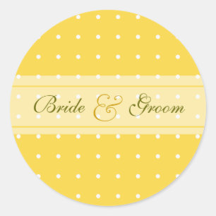 Hochzeit Runder Aufkleber