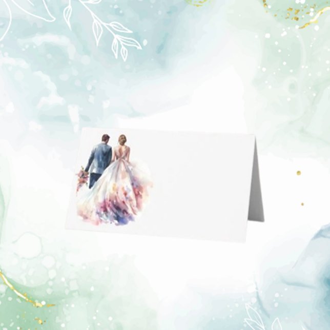 Hochzeit Rustic Classic Boho Floral Platzkarte (Rustic Boho Floral Wedding Place Cards | Classic & Elegant Designs)