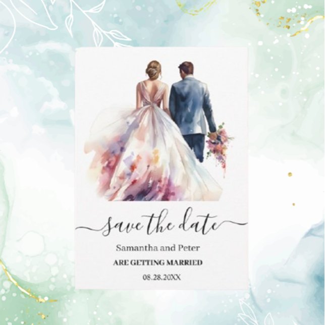 Hochzeit Rustic Classic Boho Floral Save the Date (Save the Date – A Special Touch for Our Wedding Celebration)