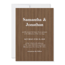 Hochzeit rustikales Retro-Monogramm