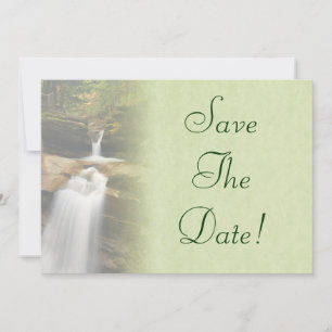 Hochzeit Sabbaday Falls - Rettet das Datum Einladung