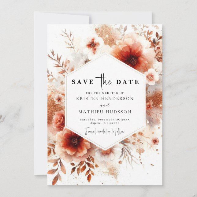 Hochzeit Save The Date (Vorderseite)