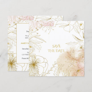 Hochzeit Save the Date Einladung