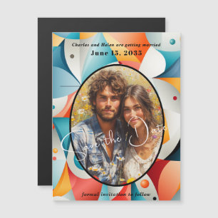 Hochzeit, Save the Date, Foto Magnet