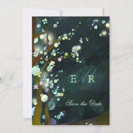 Hochzeit Save the Date im Wald