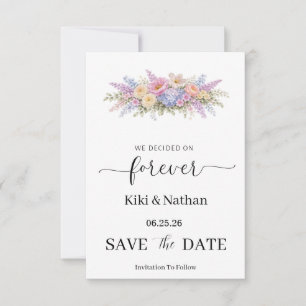 Hochzeit Save the Date Karte