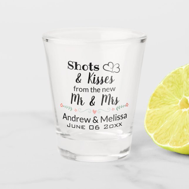 Hochzeit Schnapsglas (Vorderseite)