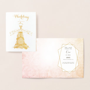 Hochzeit Segen Zwei wird eins Folienkarte