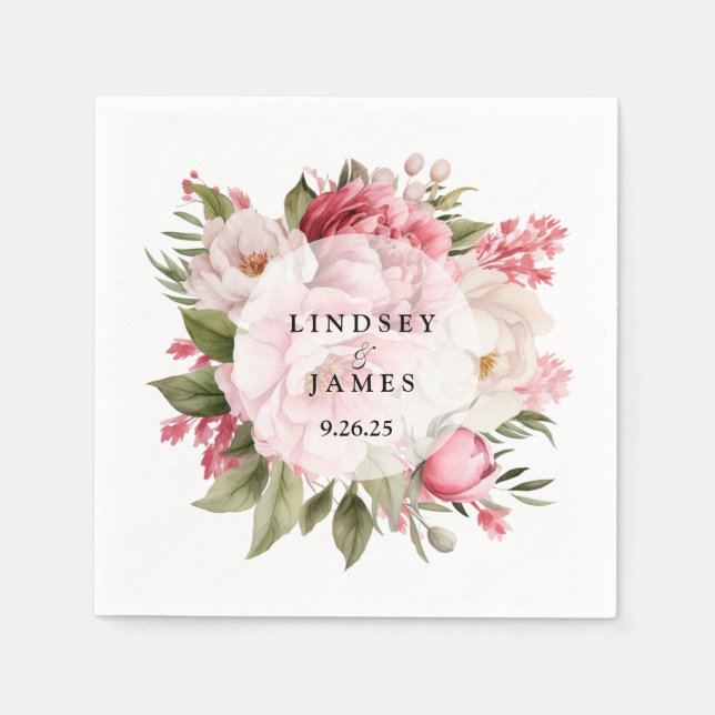 Hochzeit Serviette (Vorderseite)