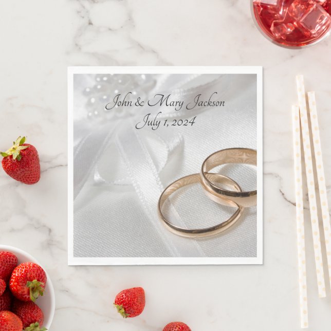 Hochzeit Serviette (Beispiel)