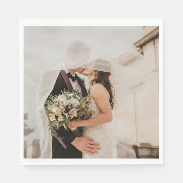 Hochzeit Serviette (Vorderseite)