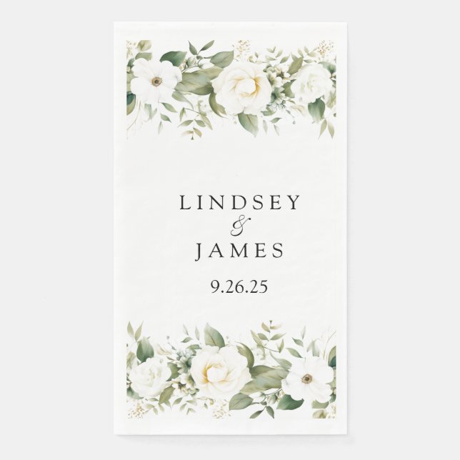 Hochzeit Serviette (Vorderseite)