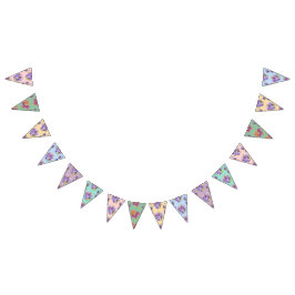 Hochzeit Shabby Pastel Blume Blumengebäck Party Bu Wimpelkette