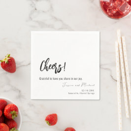 💍! Hochzeit Sie Minimalistisch Elegant Serviette