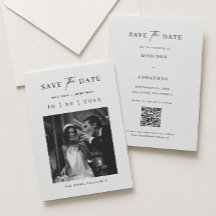 Hochzeit speichern Sie das Date-Foto