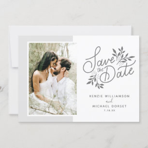 Hochzeit Speichern Sie das Datum 2 Fotos Script Bo Save The Date