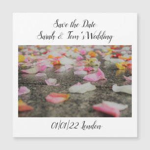 Hochzeit speichern Sie das Datum Einladung Magnet 