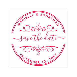 Hochzeit Speichern Sie das Datum Moderne Skripther Permastempel