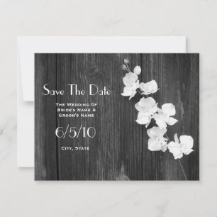 Hochzeit speichern Sie das Datum - Orchideen & Bar Save The Date