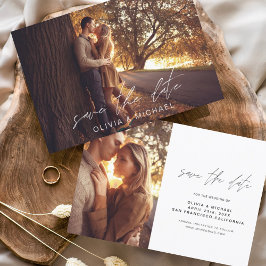Hochzeit Speichern Sie den Fall des handgeschriebe Save The Date