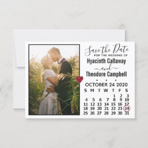 Hochzeit Speichern Sie den Termin Oktober 2020 Kal Save The Date
