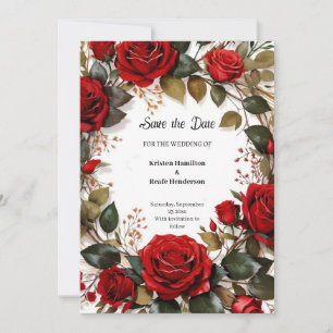 Hochzeit Speichern Sie die Datumskarte Save The Date