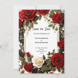 Hochzeit Speichern Sie die Datumskarte Save The Date