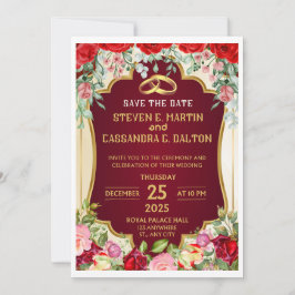 Hochzeit Speichern Sie die Datumskarten Save The Date