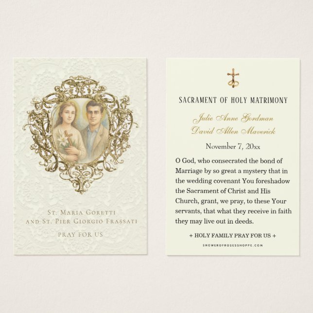 Hochzeit St. Maria Goretti & St. Pier Giorgio  (Vorne & Hinten)