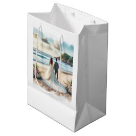 Hochzeit Strand Paar Mittlere Geschenktüte