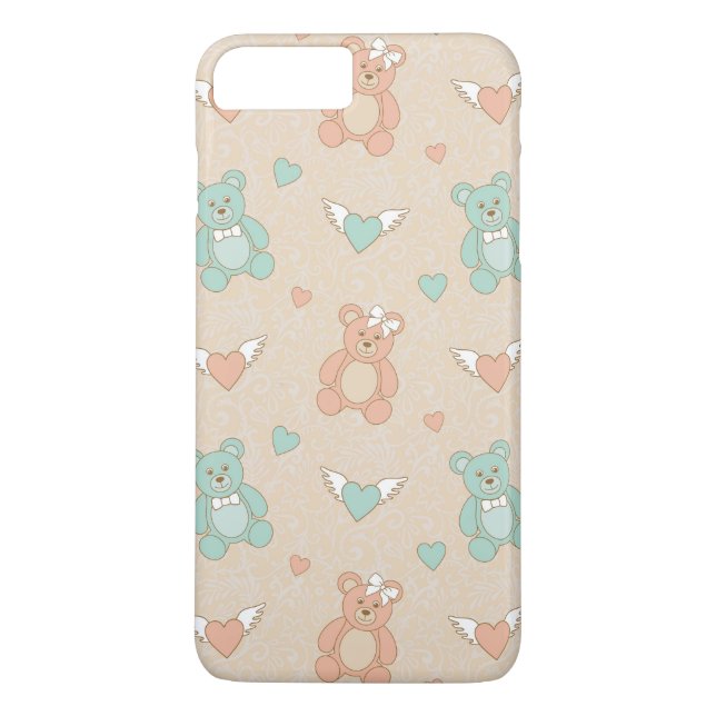Hochzeit-Teddybären Case-Mate iPhone Hülle (Rückseite)