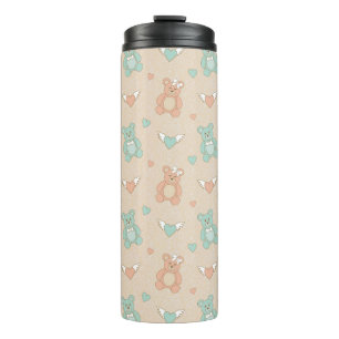 Hochzeit-Teddybären Thermosbecher