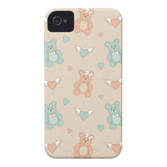 Hochzeit-Teddys Case-Mate iPhone Hülle (Rückseite)