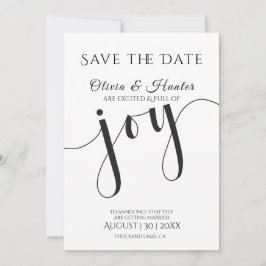 Hochzeit, Termin vormerken, Einfach, Elegant, Flac