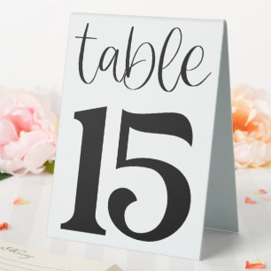 Hochzeit Tisch Nummer 15 Tisch Zelt Schild