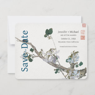 Hochzeit Trauung Kalligrafie Floral Wasserfarbe Save The Date