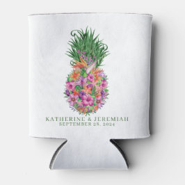 Hochzeit tropischer Ananas Dosenkühler