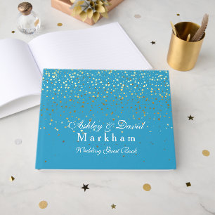 Hochzeit Türkis Blau Gästebuch