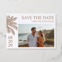 Hochzeit unter Palmen - Save-the-Date