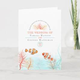 Hochzeit unter Wasser Kunst Korallen und Fische Aq Programm