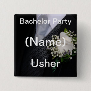 Hochzeit Usher Button