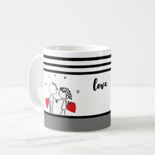 Hochzeit, Valentinstag-Socken Kaffeetasse