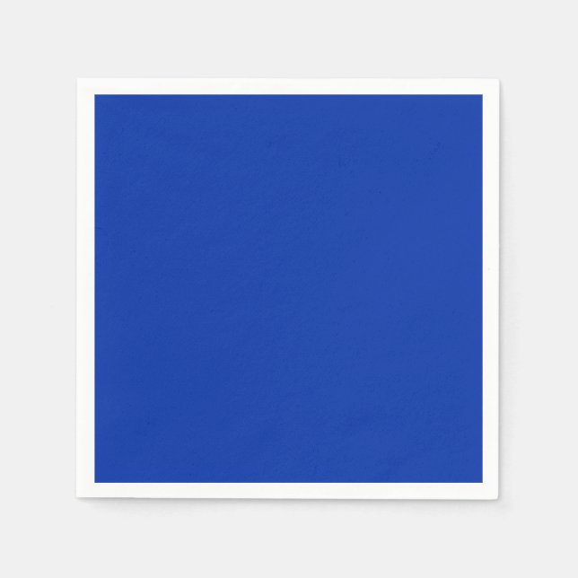 Hochzeit "VBRANT Blue" Serviette (Vorderseite)