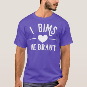 Hochzeit Verheiratet Braut Hochzeitskleid Geschenk T-Shirt