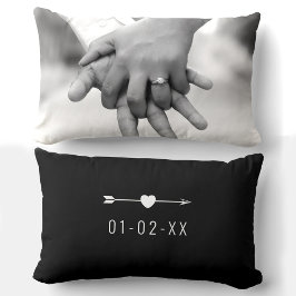 Hochzeit/Verlobung Datum Lumbalwirbelkissen Lendenkissen